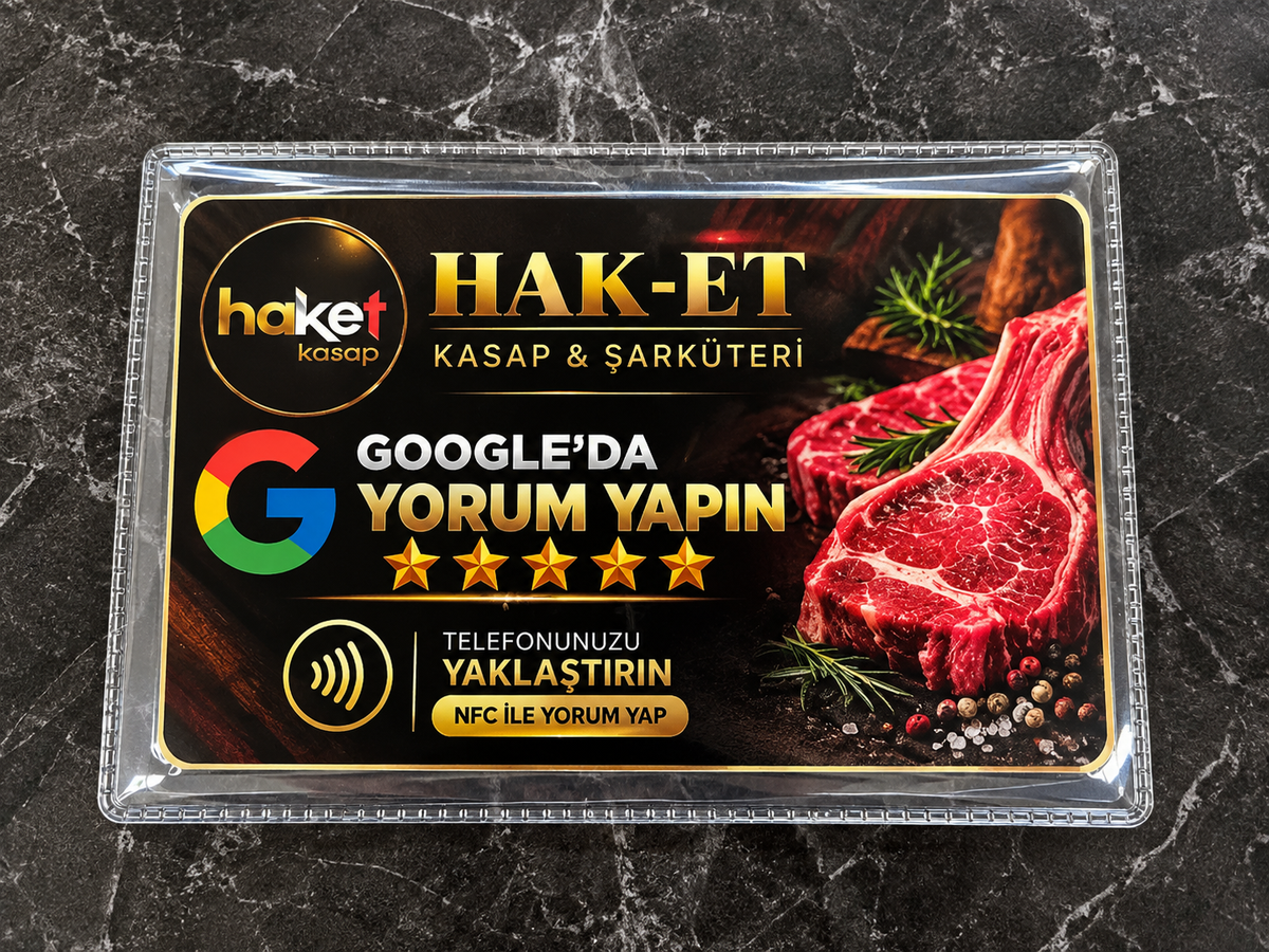 Özel Tasarım NFC Kart (1 Adet)