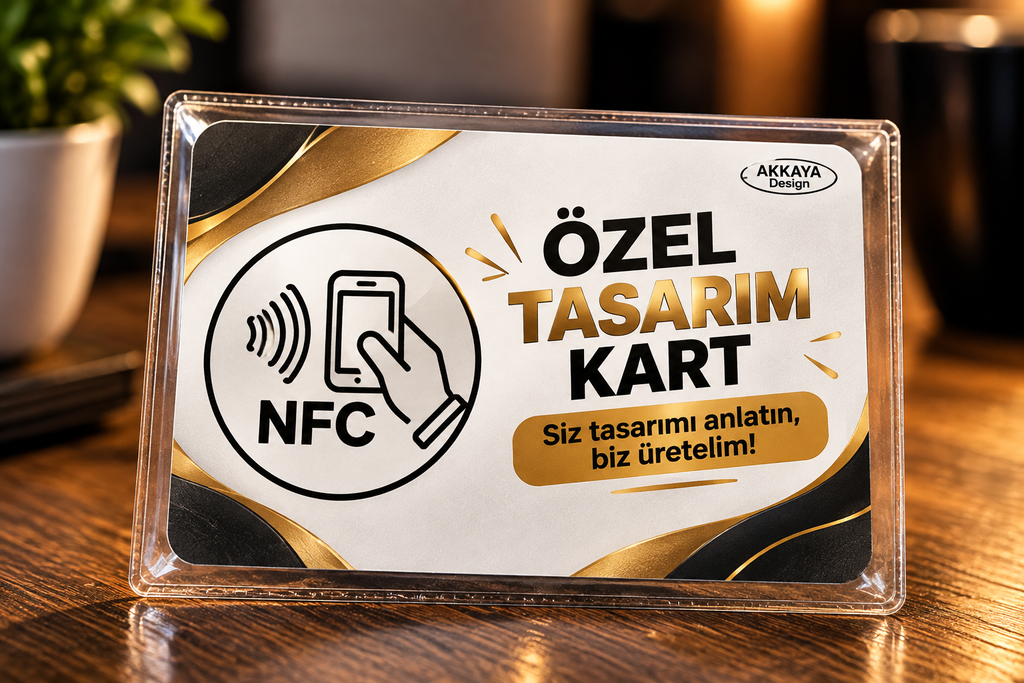 Özel Tasarım NFC Kart (1 Adet)